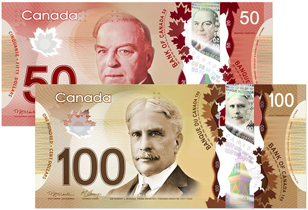 Канадские пластиковые доллары
