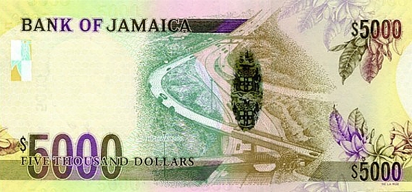 ямайский доллар 5000