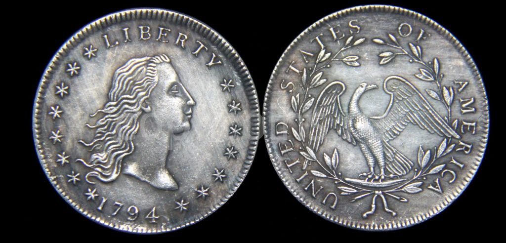 Доллар Распущенные волосы 1794
