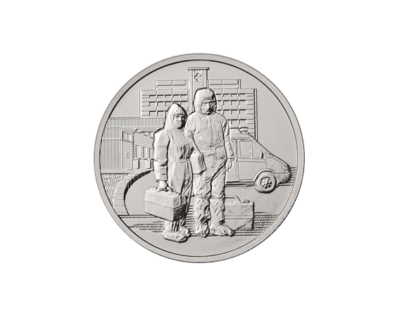 Банк России выпустил 25-рублевые монеты в честь медиков